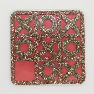 Tic-Tac-Toe Glitter Game Board